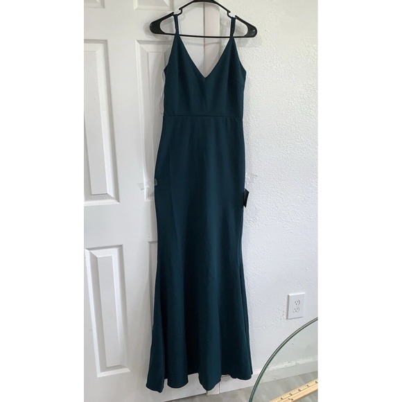 Lulus Dresses & Skirts - Lulus Moments‎ Of Bliss Forest Maxi Dress Womens Sz S Green Backless Mermaid NWT